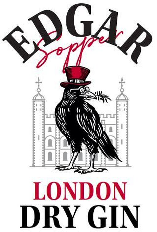 Paraqitja e markës EDGAR Sopper LONDON DRY GIN