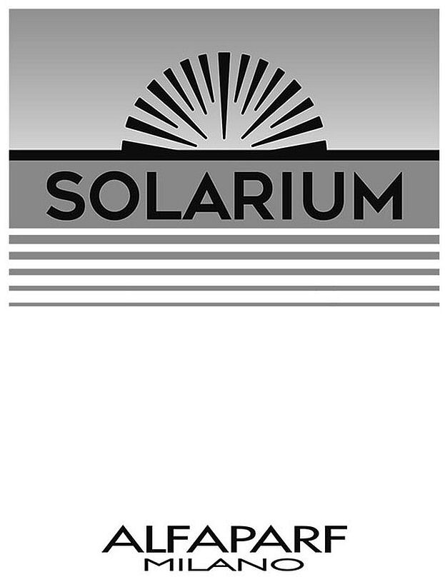 Paraqitja e markës SOLARIUM ALFAPARF MILANO
