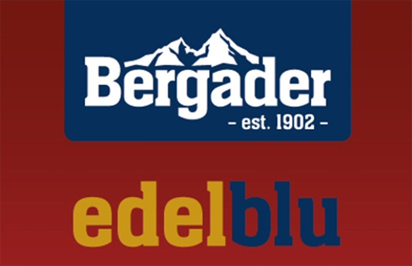 Paraqitja e markës Bergader - est. 1902 - edelblu