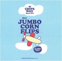 Paraqitja e markës CHIPS WAY Since 1971 Our JUMBO CORN FLIPS