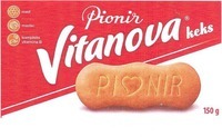 Paraqitja e markës Pionir Vitanova keks