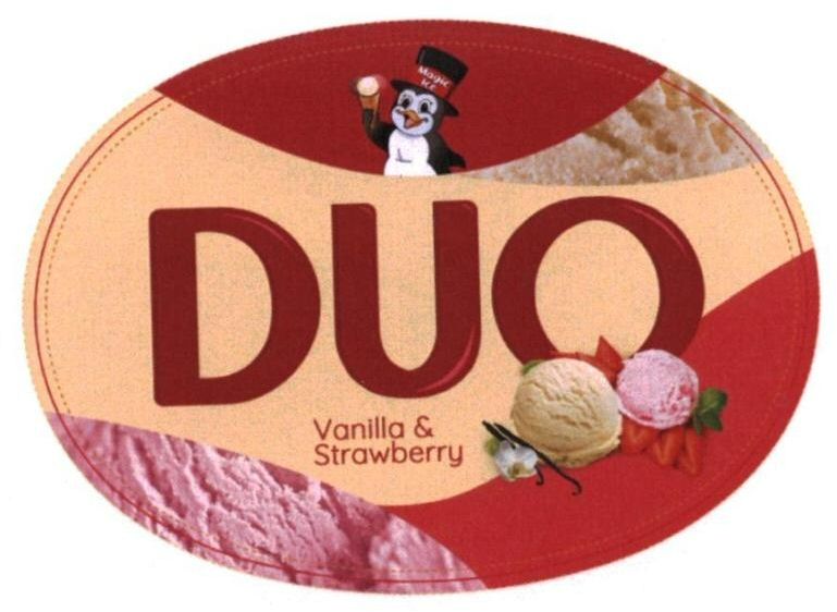 Paraqitja e markës DUO Vanilla & Strawberry