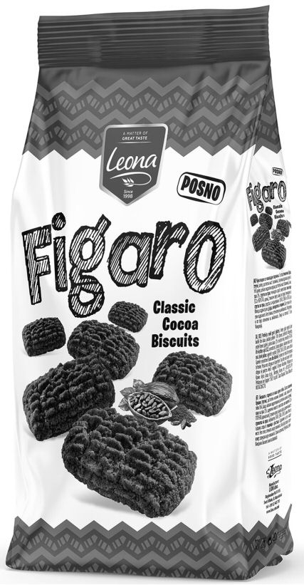 Paraqitja e markës Leona Figaro Classic Cocoa Biscuits