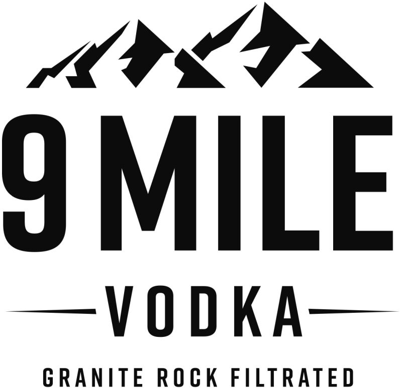 Paraqitja e markës 9 MILE VODKA GRANITE ROCK FILTRATED