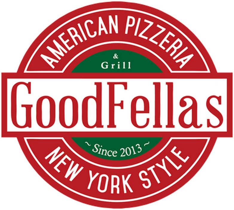 Paraqitja e markës GoodFellas AMERICAN PIZZERIA NEW YORK STYLE Grill Since 2013
