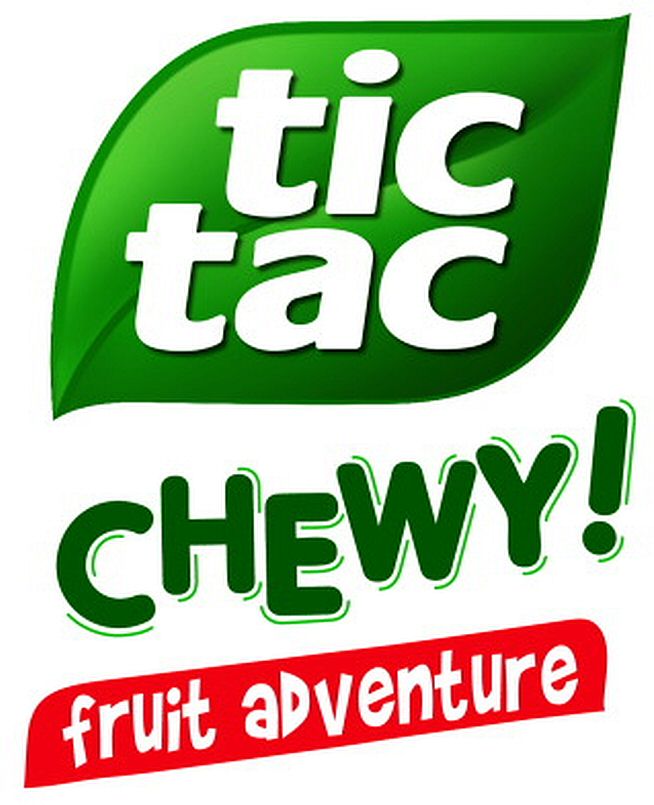 Paraqitja e markës tic tac CHEWY! fruit adventure