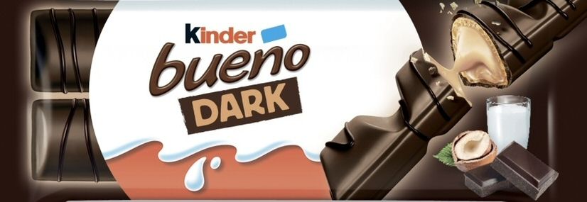 Paraqitja e markës Kinder bueno DARK