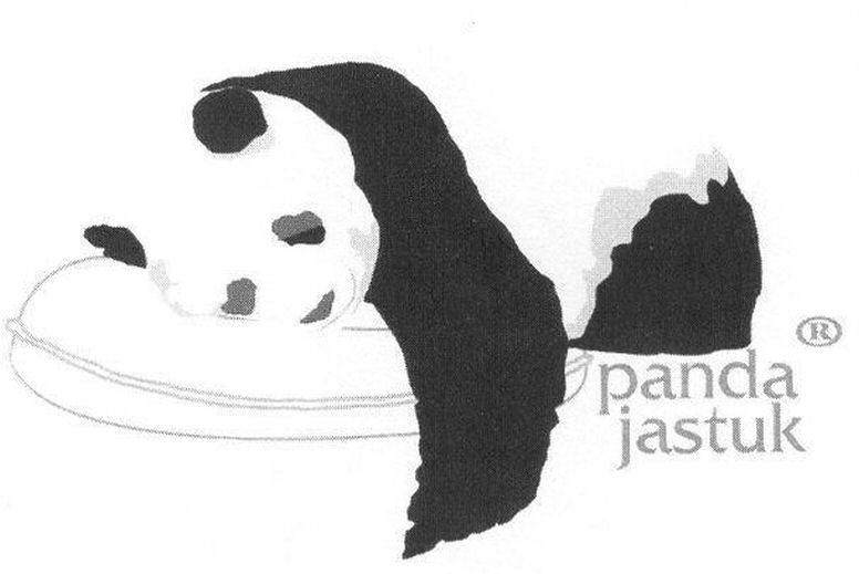 Paraqitja e markës panda jastuk