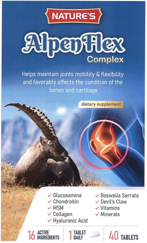 Paraqitja e markës NATURE'S AlpenFlex Complex
