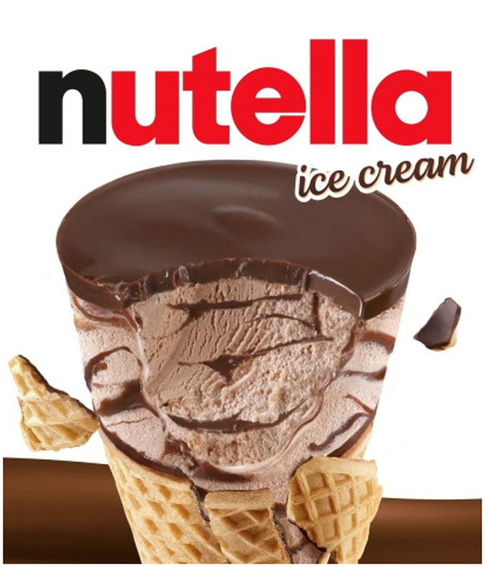Paraqitja e markës nutella ice cream