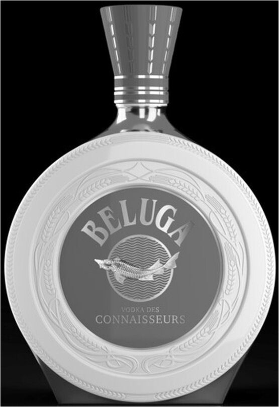 Paraqitja e markës BELUGA VODKA DES CONNAISSEURS