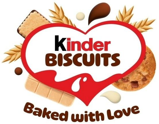 Paraqitja e markës Kinder BISCUITS Baked with Love