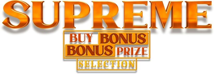 Paraqitja e markës SUPREME BUY BONUS BONUS PRIZE SELECTION