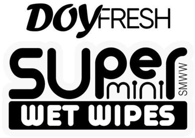 Paraqitja e markës DOYFRESH SUper mini WET WIPES smww