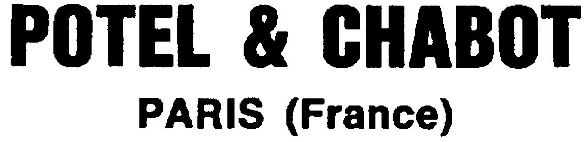 Paraqitja e markës POTEL & CHABOT PARIS (France)