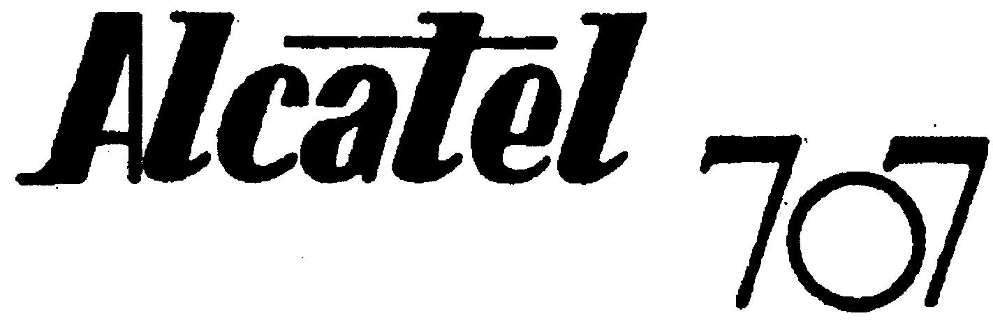 Paraqitja e markës Alcatel 707