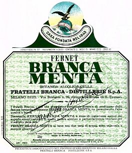 Paraqitja e markës FERNET BRANCA MENTA