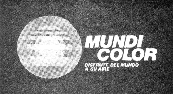Paraqitja e markës MUNDI COLOR DISFRUTE DEL MUNDO A SU AIRE