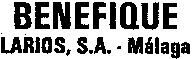 Paraqitja e markës BENEFIQUE LARIOS, S.A. - Málaga