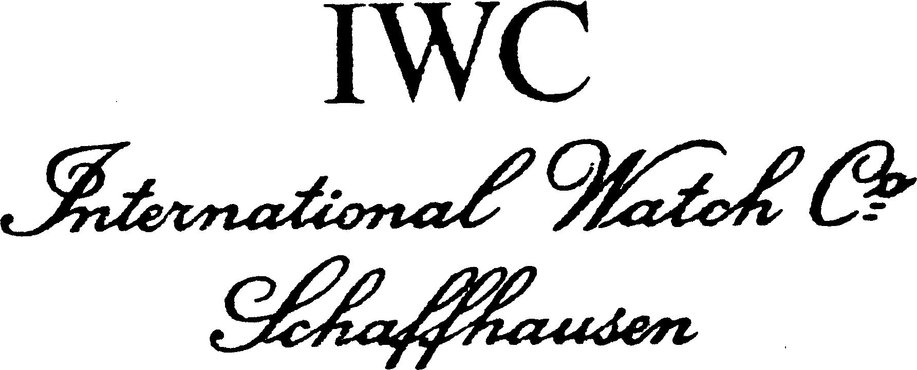 Paraqitja e markës IWC International Watch Co Schaffhausen