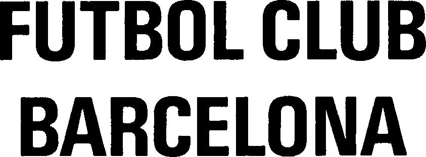 Paraqitja e markës FUTBOL CLUB BARCELONA