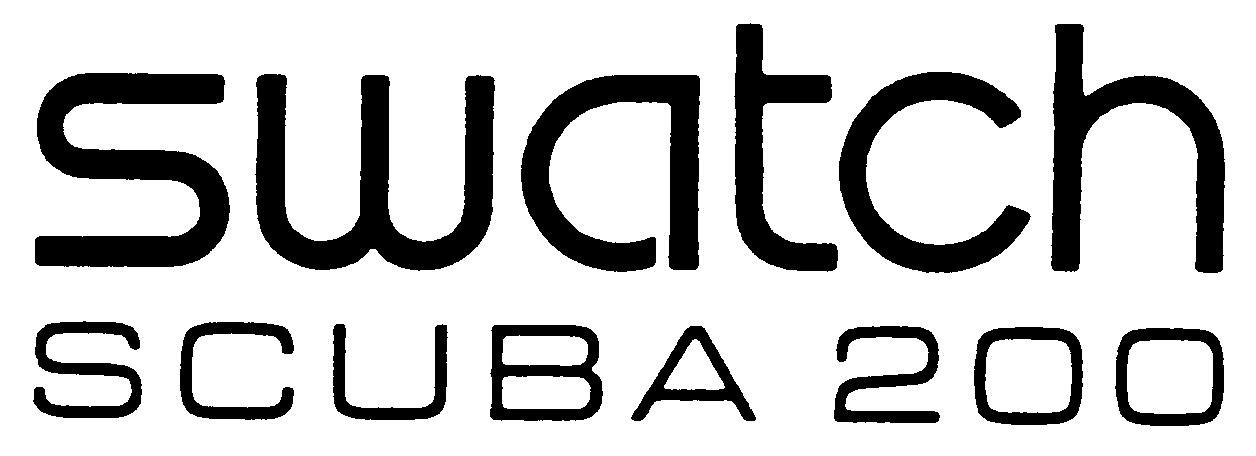 Paraqitja e markës swatch SCUBA 200