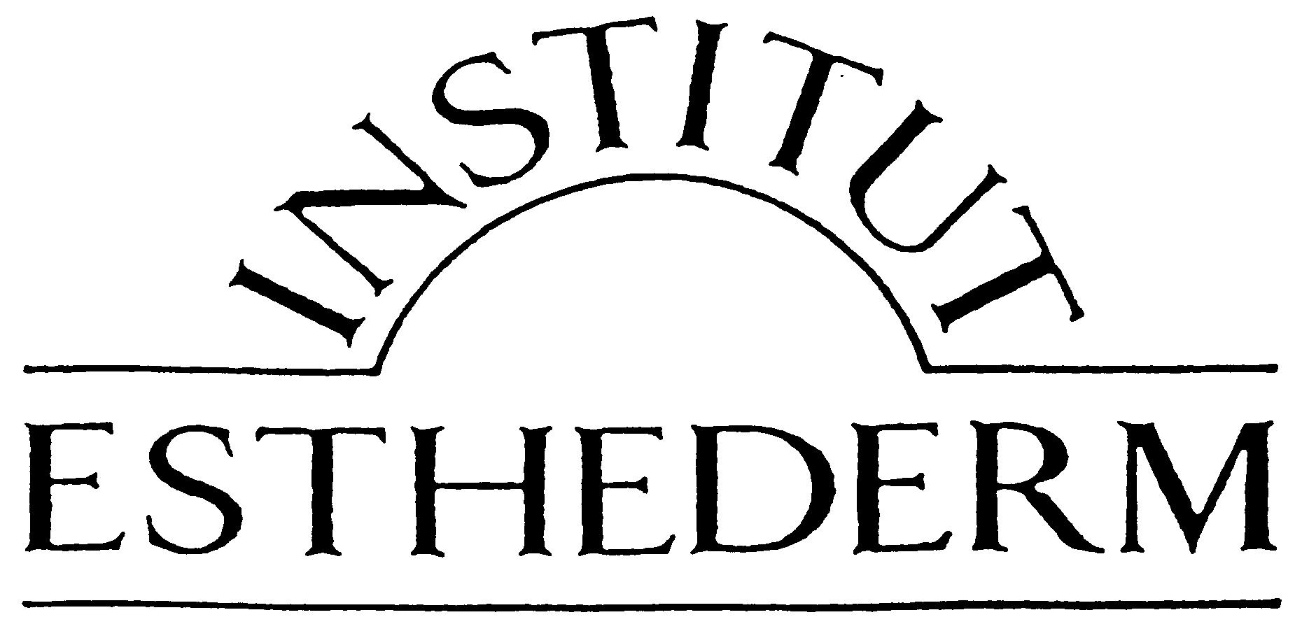 Paraqitja e markës INSTITUT ESTHEDERM