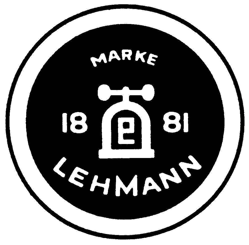 Paraqitja e markës 1881 LEHMANN