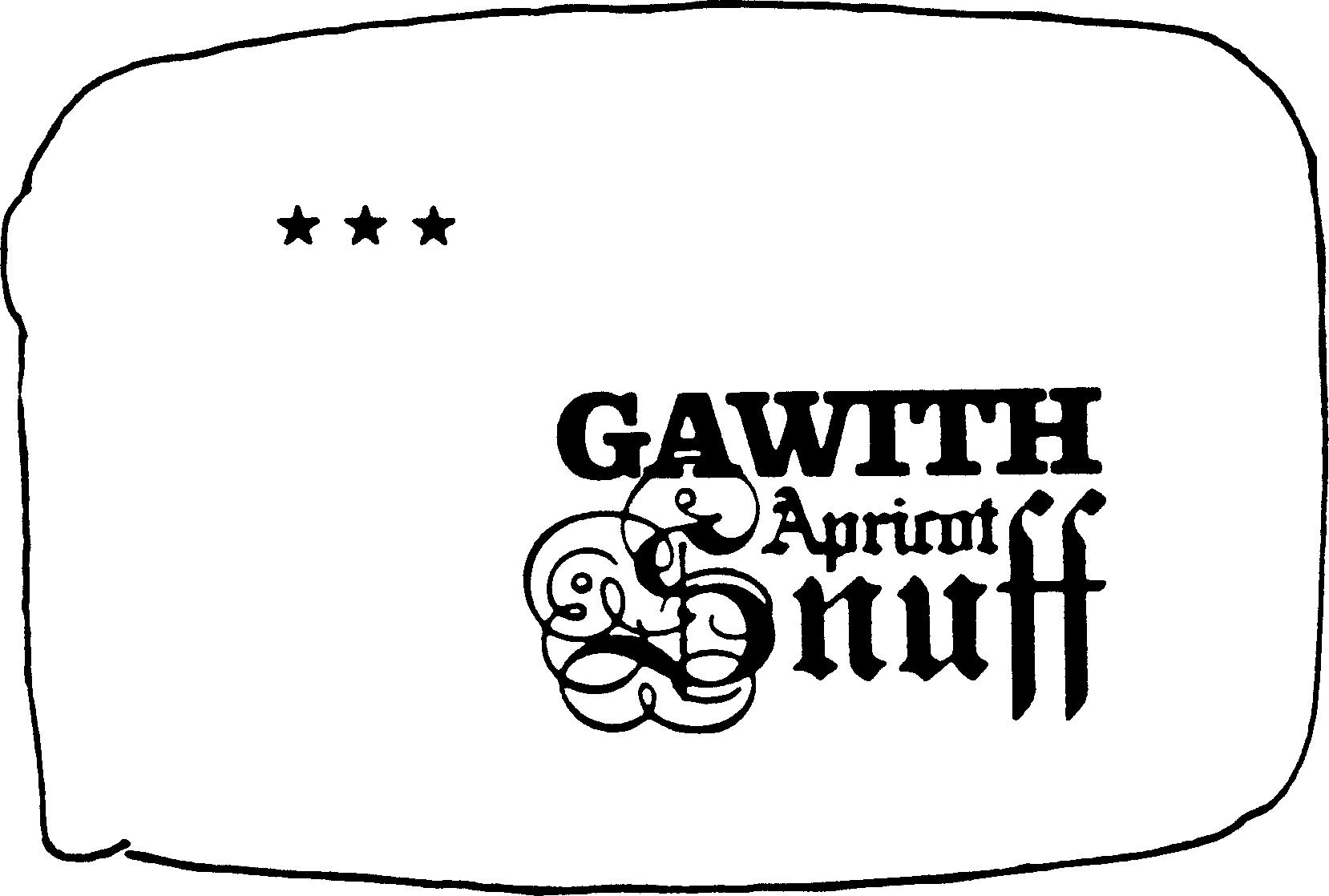 Paraqitja e markës GAWITH Apricot Snuff