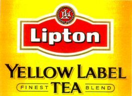 Paraqitja e markës Lipton YELLOW LABEL FINEST TEA BLEND