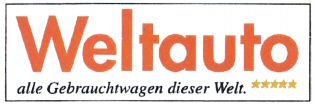 Paraqitja e markës Weltauto alle Gebrauchtwagen dieser Welt.