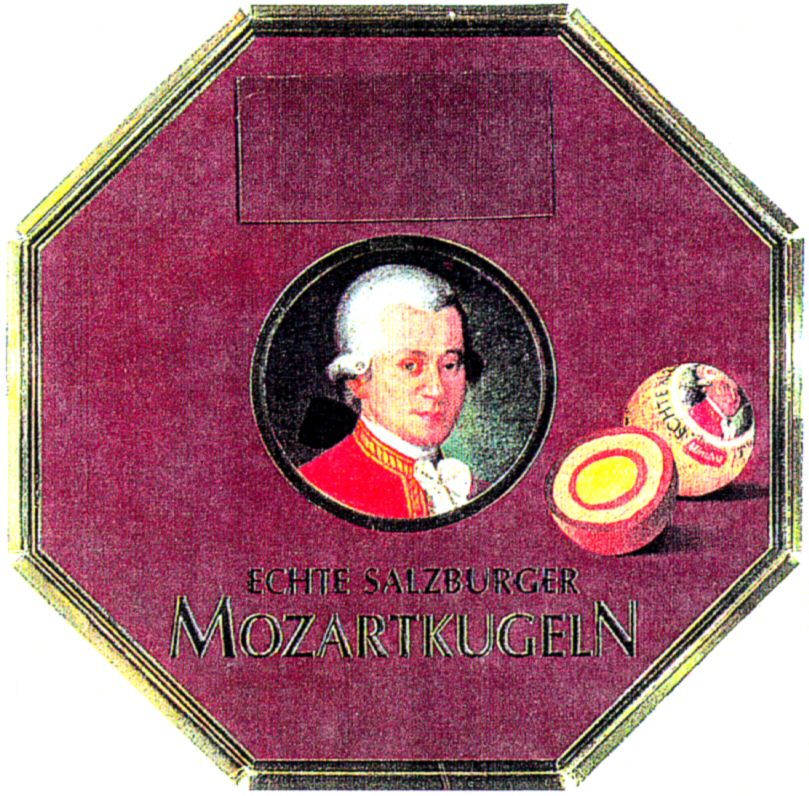 Paraqitja e markës ECHTE SALZBURGER MOZARTKUGELN