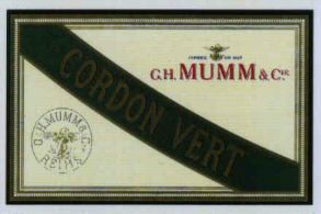 Paraqitja e markës CORDON VERT G.H. MUMM & Cie