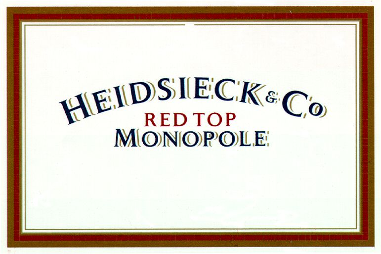Paraqitja e markës HEIDSIECK & Co RED TOP MONOPOLE
