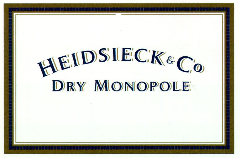 Paraqitja e markës HEIDSIECK & Co DRY MONOPOLE