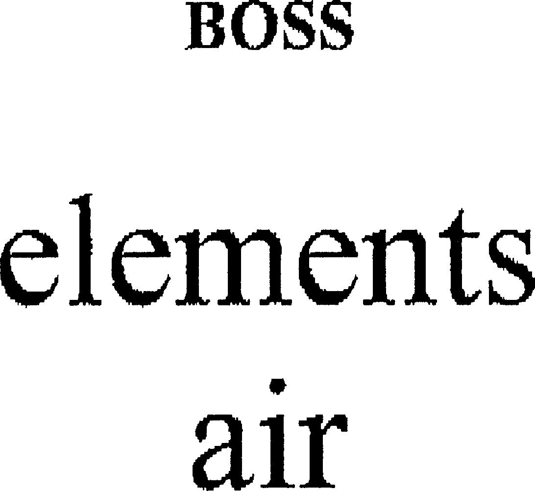 Paraqitja e markës BOSS elements air