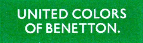 Paraqitja e markës UNITED COLORS OF BENETTON.