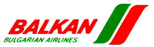 Paraqitja e markës BALKAN BULGARIAN AIRLINES