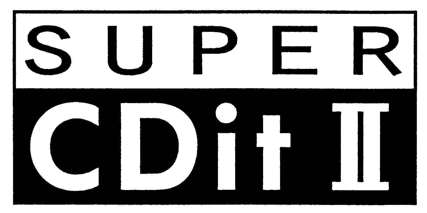 Paraqitja e markës SUPER CDit II