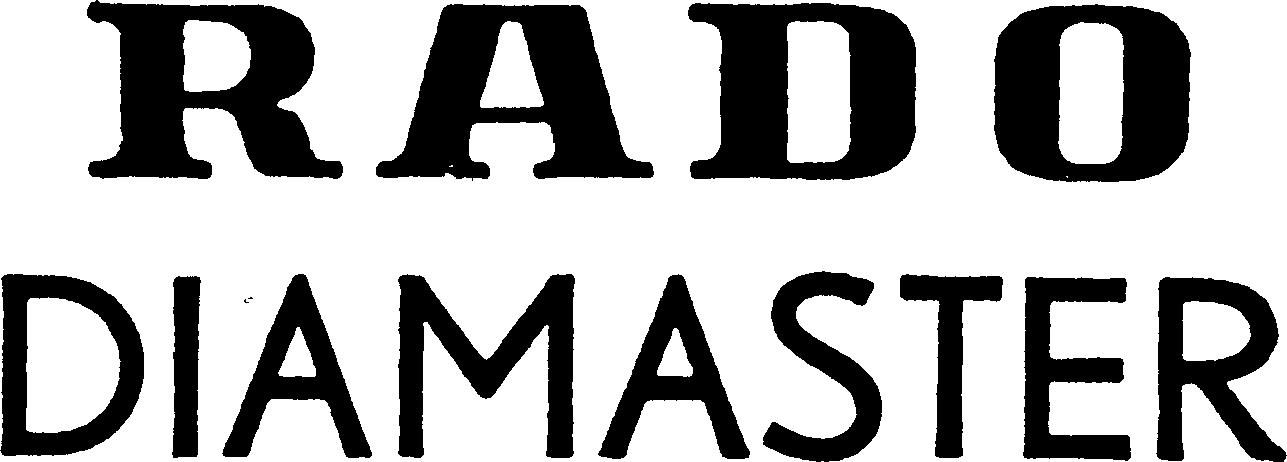 Paraqitja e markës RADO DIAMASTER