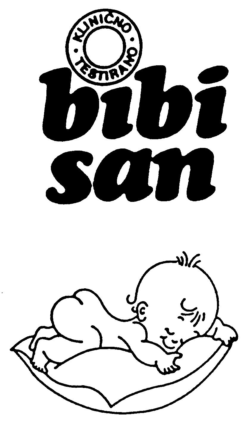 Paraqitja e markës KLINICNO TESTIRANO bibi san