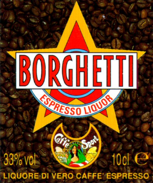 Paraqitja e markës BORGHETTI ESPRESSO LIQUOR Caffe Sport LIQUORE DI VERO CAFFE ESPRESSO