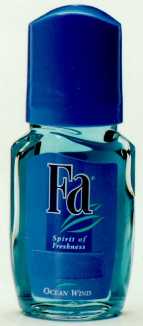 Paraqitja e markës Fa Spirit of Freshness OCEAN WIND