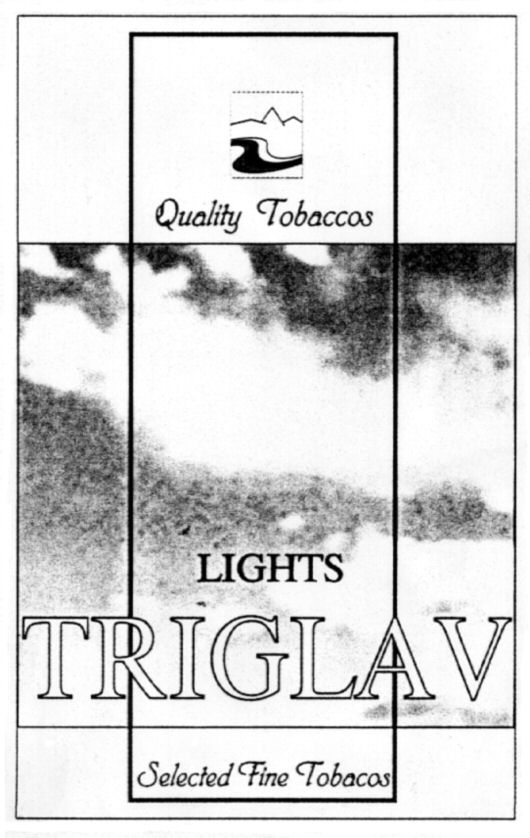Paraqitja e markës Quality Tobaccos LIGHTS TRIGLAV Selected Fine Tobacos