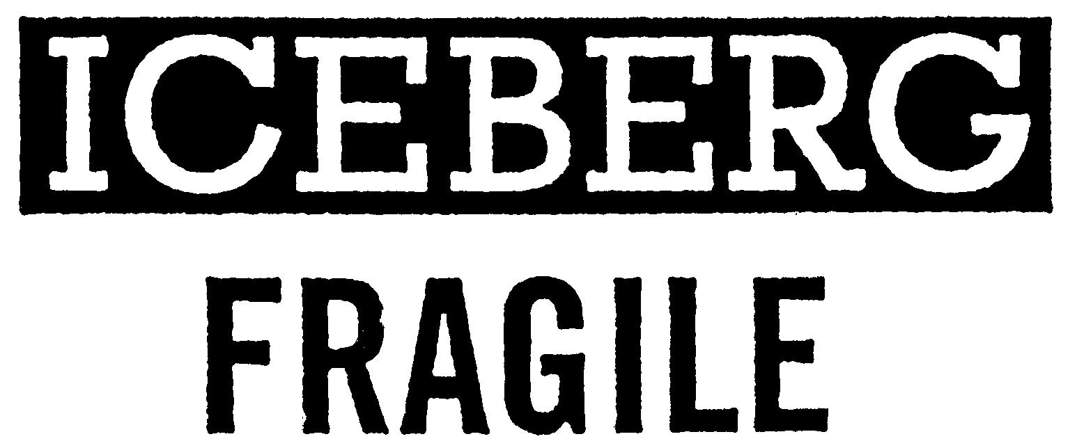 Paraqitja e markës ICEBERG FRAGILE