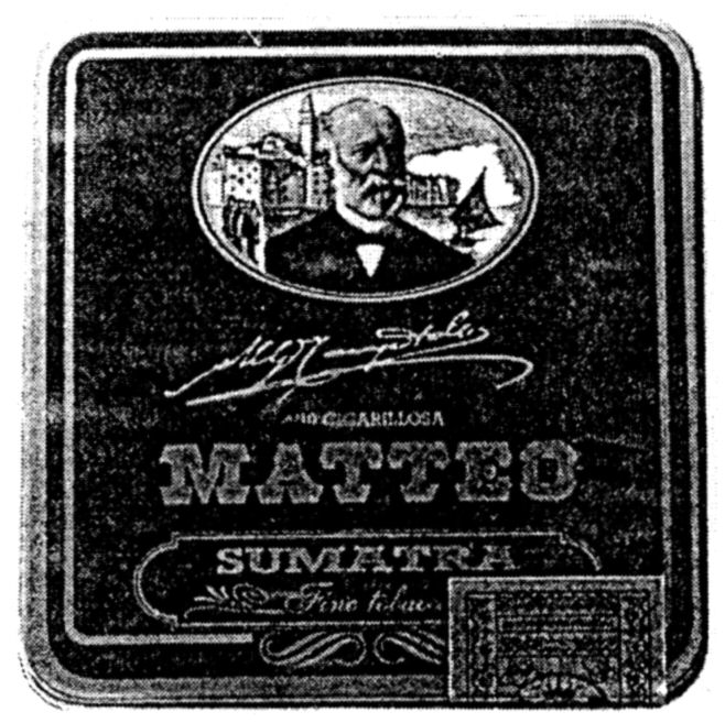 Paraqitja e markës CIGARILLOS MATTEO SUMATRA