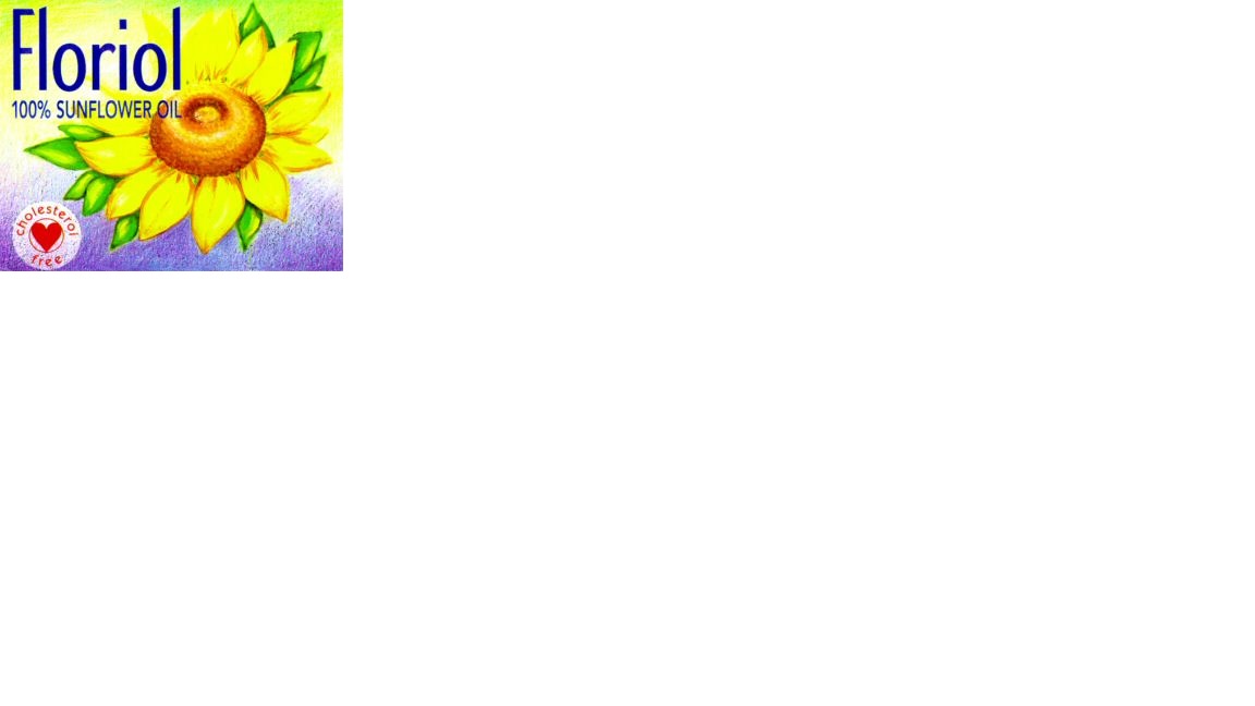 Paraqitja e markës Floriol 100% SUNFLOWER OIL cholesterol free