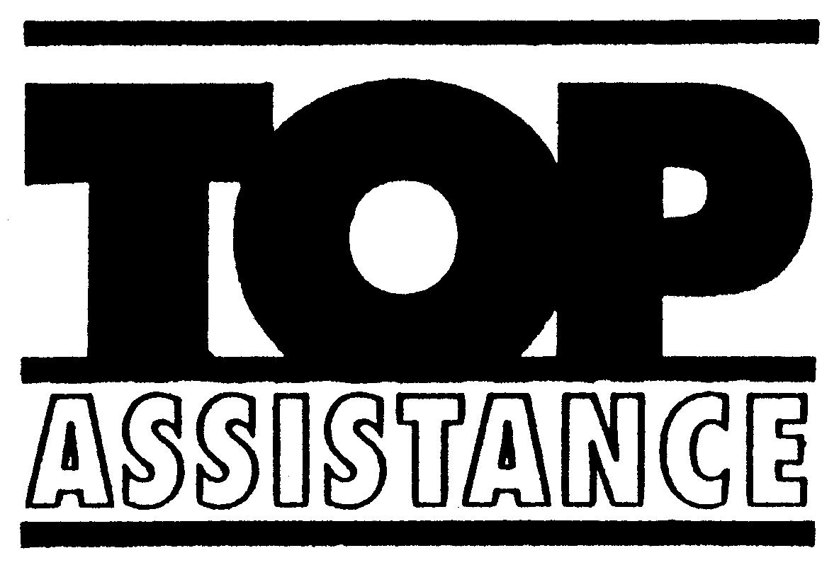 The representation of the trademark TOP ASSISTANCE
