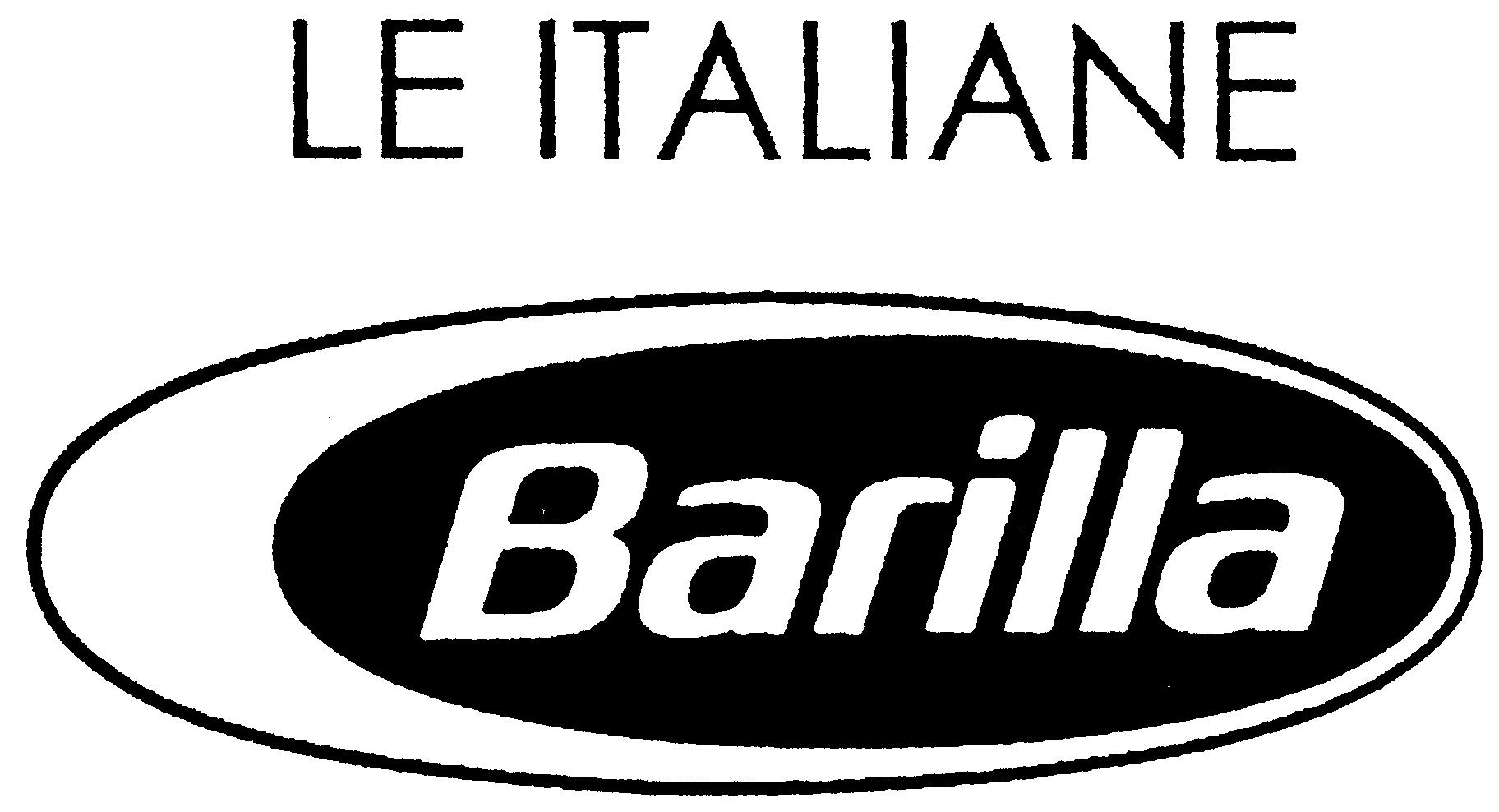 Paraqitja e markës LE ITALIANE Barilla
