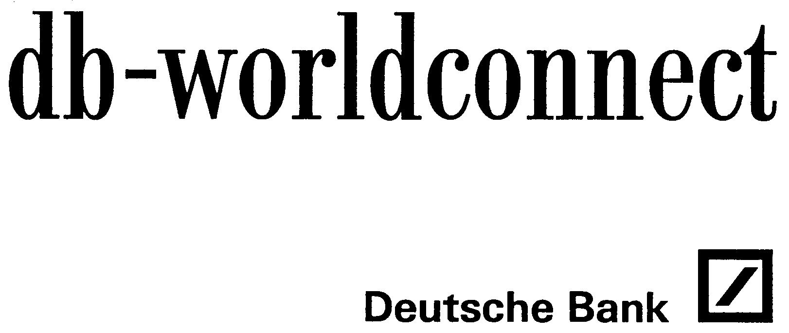 Paraqitja e markës db-worldconnect Deutsche Bank